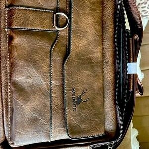 [WEIXIER] NEW with tags Leather Shoulder Bag